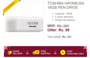 Ebay Offer - Toshiba Hayabusa 16GB