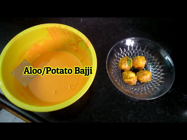 Aloo Bajji Recipe in Telugu | Potato Bajji Recipe By Moms Tasty Recipes