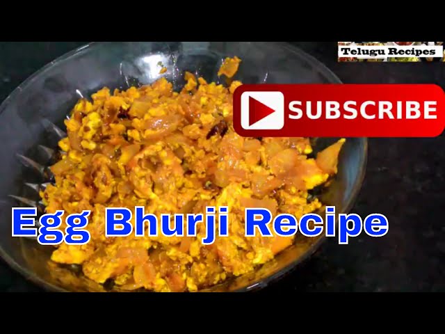 Egg bhurji recipe in Telugu | Kodiguddu Porutu | Egg porutu andhra style By Moms Tasty Recipes