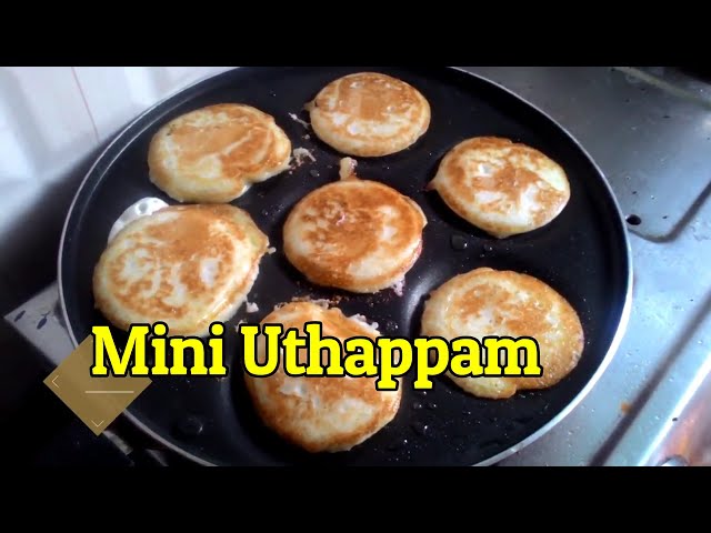 Mini Uttapam Recipe in Telugu - Indian Tiffins Recipes By Moms Tasty Recipes