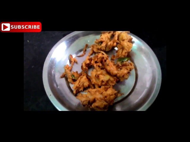 Onion Pakoda Recipe in Telugu | Ullipaya Pakodi Sri rama navami snacks recipes