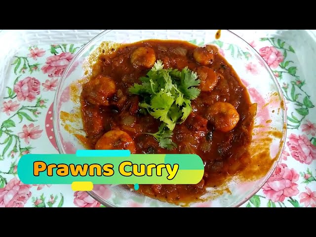 Prawns curry in Telugu Recipes | Andhra Royallu Iguru By Moms Tasty Recipes