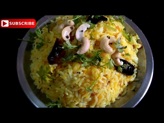 Sri rama navami Mango Rice in Telugu Recipes | Mamidikaya Pulihora Andhra style By Moms Tasty Recipe