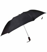 Black Polyester UV Coated 2 Fold Umbrella, By The Purple Tree