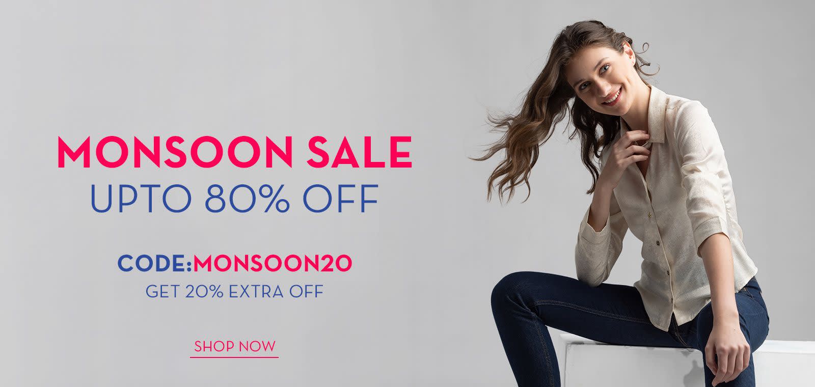 Shaye Monsoon Sale - Up to 80% Off + Extra 20% Coupon Off