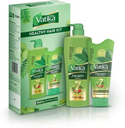 DABUR VATIKA Health Shampoo & Conditioner Combo for Smooth and Silky Hair (520 ml)