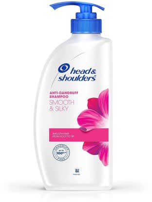 HEAD & SHOULDERS Smooth and Silky Anti-Dandruff Shampoo for Dry, Damaged, Or Frizzy Hair  (650 ml)