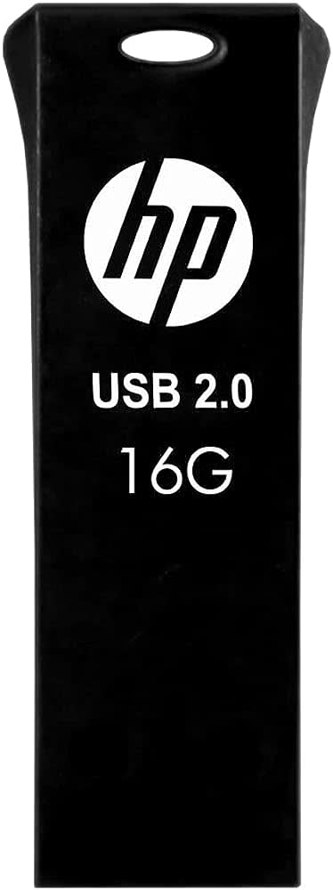 HP v207w 16GB USB 2.0 Pen Drive,Black