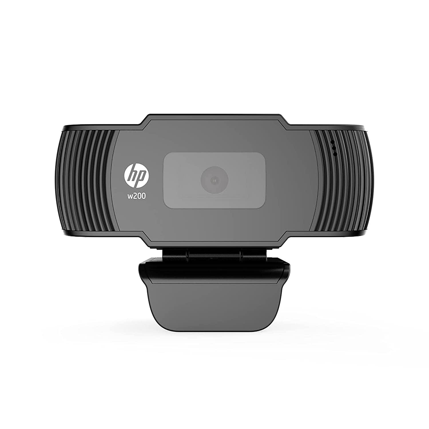 HP w200 HD 720P 30 FPS Digital Webcam with Built-in Mic, Plug and Play Setup, Wide-Angle View for Video Calling