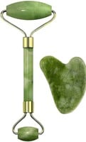 Ladista Facial Massager Jade Roller & Gua Sha Tool Natural Himalayan Stone for Face Neck Healing Skin Wrinkles & Serum Application