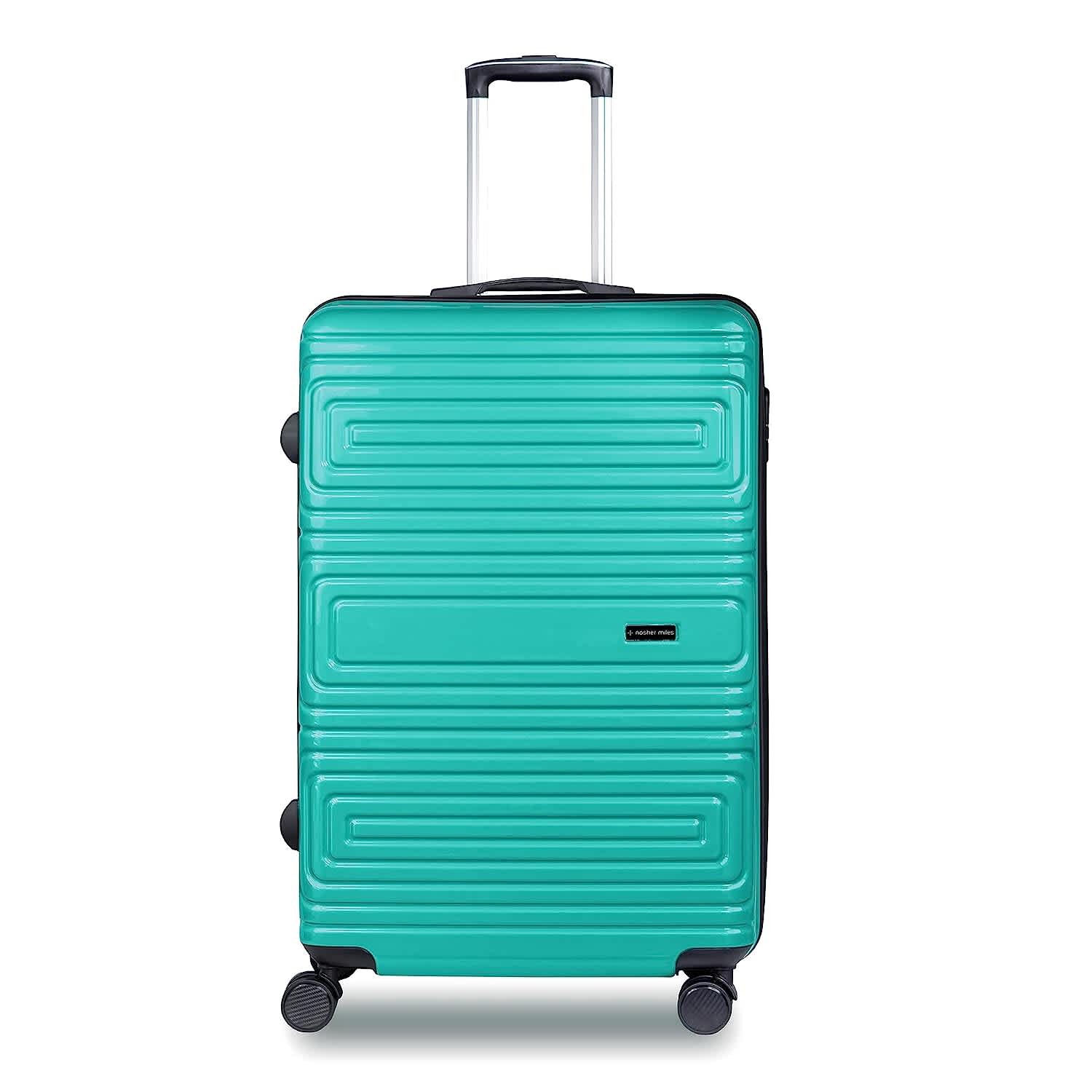 Nasher Miles Dalhousie Hard Sided Polycarbonate Cabin Luggage Sea Green 20 inch |55cm Trolley Bag