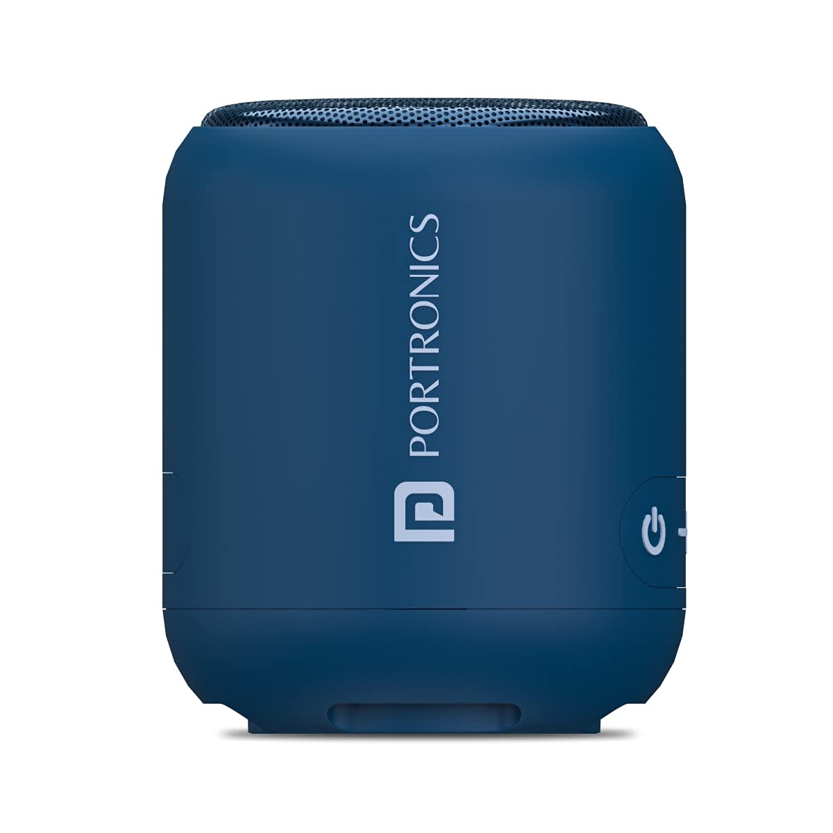 Portronics SoundDrum 1 10W TWS Portable Bluetooth 50 Speaker with Powerful Bass Inbuilt FM Type C Charging Cable IncludedBlue