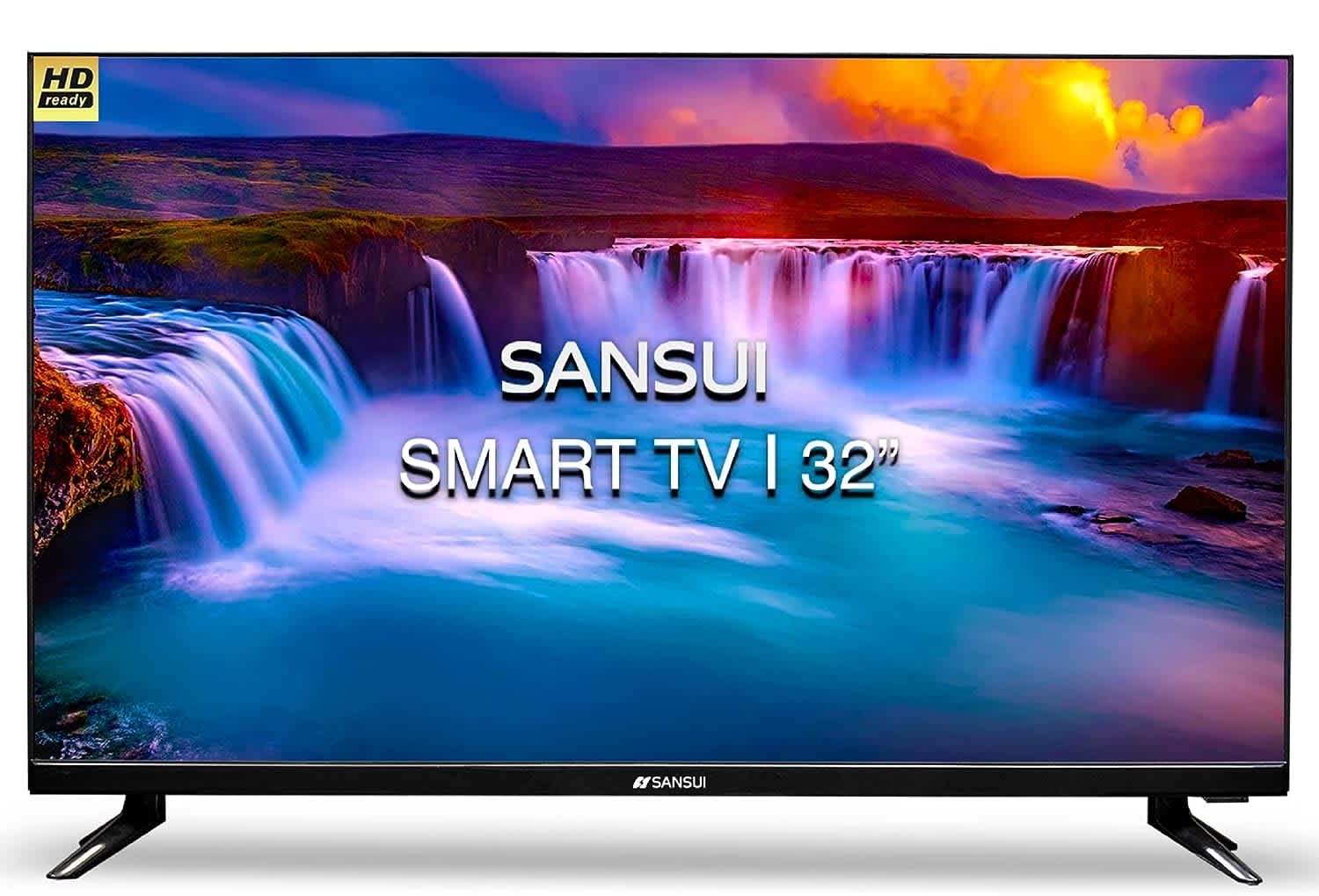 Sansui 80cm (32 inches) HD Ready Smart LED TV JSY32SKHD (BLACK) With Bezel-less Design