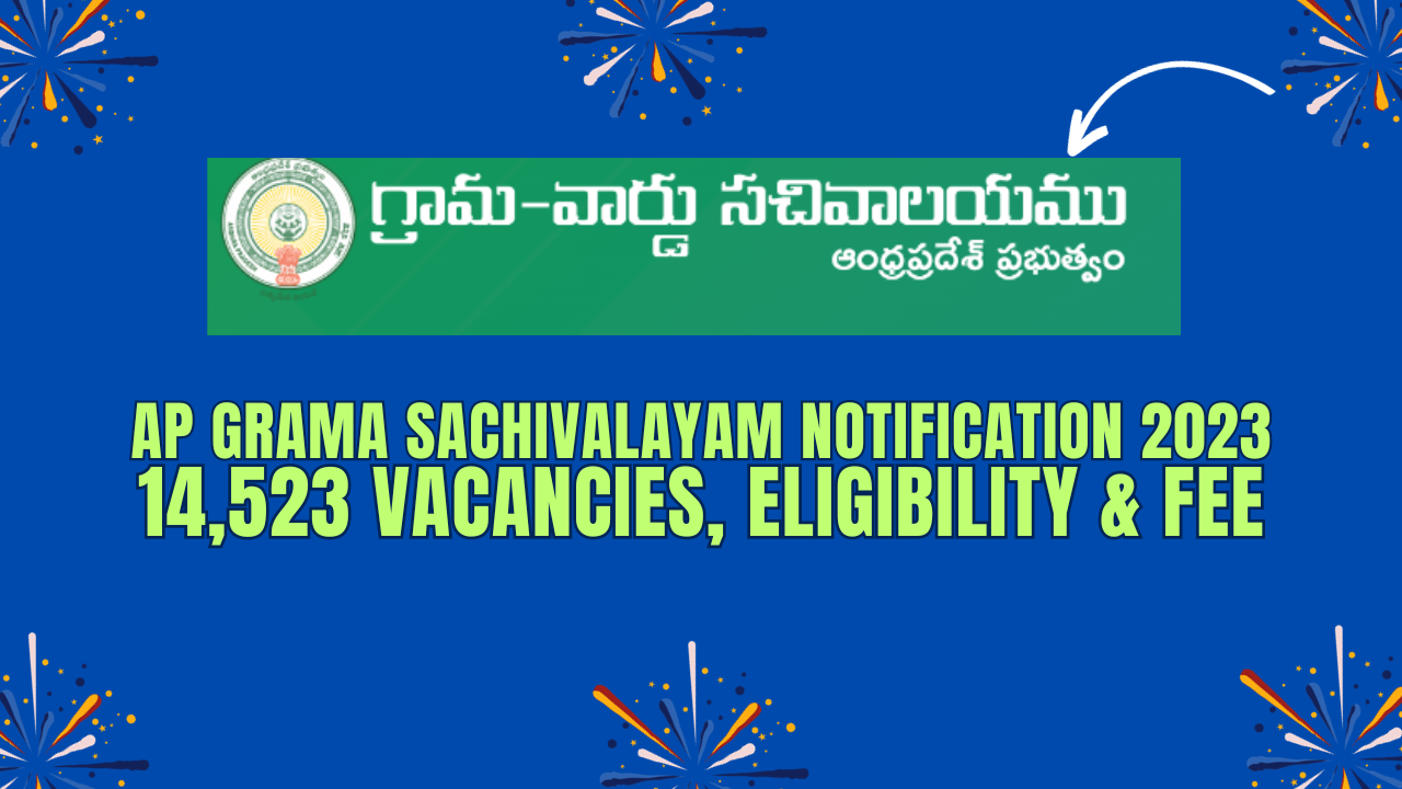 AP Grama Sachivalayam Notification 2023