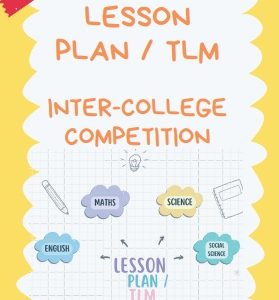 SCERT Delhi Inter-College Lesson Plan/LTM Competition 2024