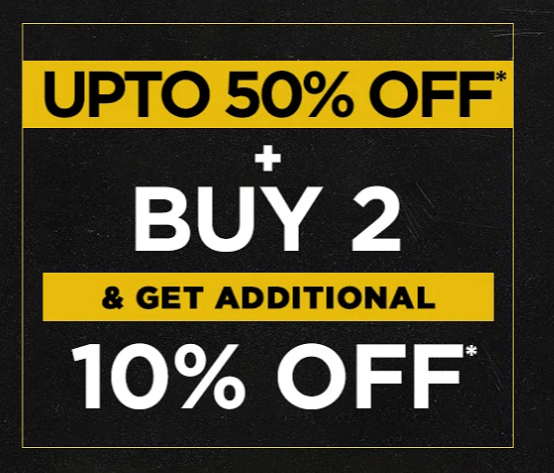 Jack & Jones Weekend Offer: Up to 50% Off + Buy 2 Get Additional 10% Off