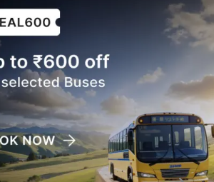 Get up to Rs.600 Off on Buses