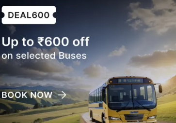 Cleartrip Get up to Rs.600 Off on Buses