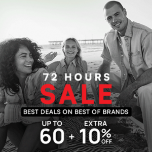 Lifestyle - 72 Hours Sale - Upto 70% off + Extra 10% off