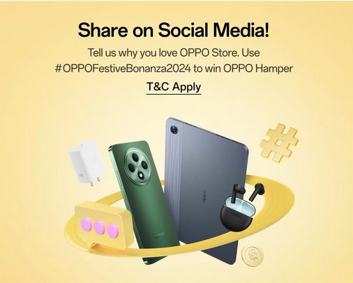 OPPO Festive Bonanza Contest Poster