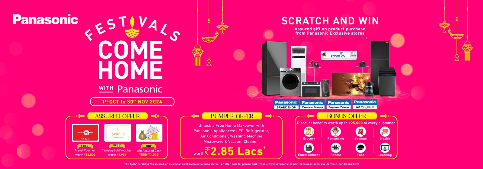 Panasonic Scratch & Win Offer 2024