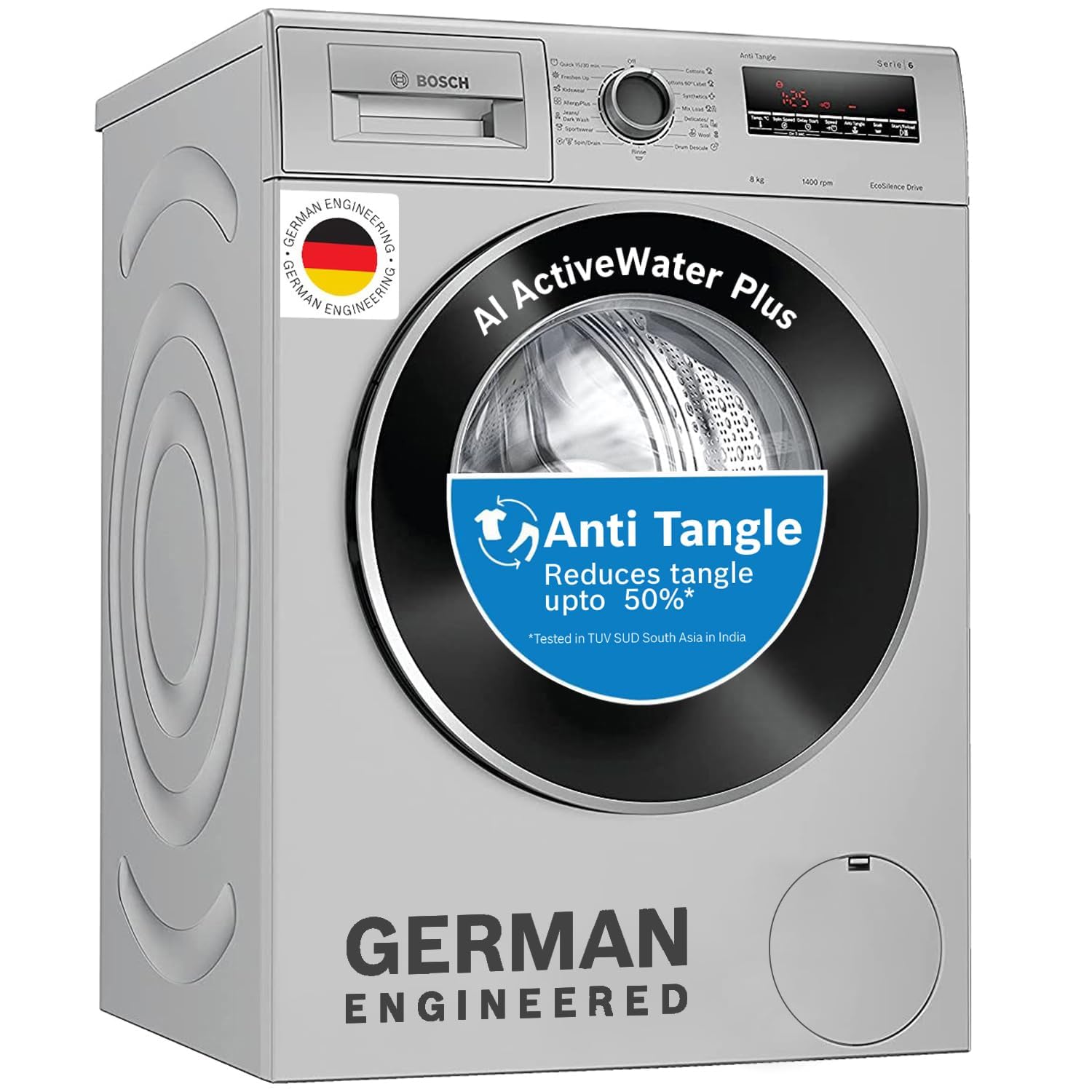 Bosch 8 kg 5 Star Fully-Automatic Front Loading Washing Machine (WAJ28262IN)