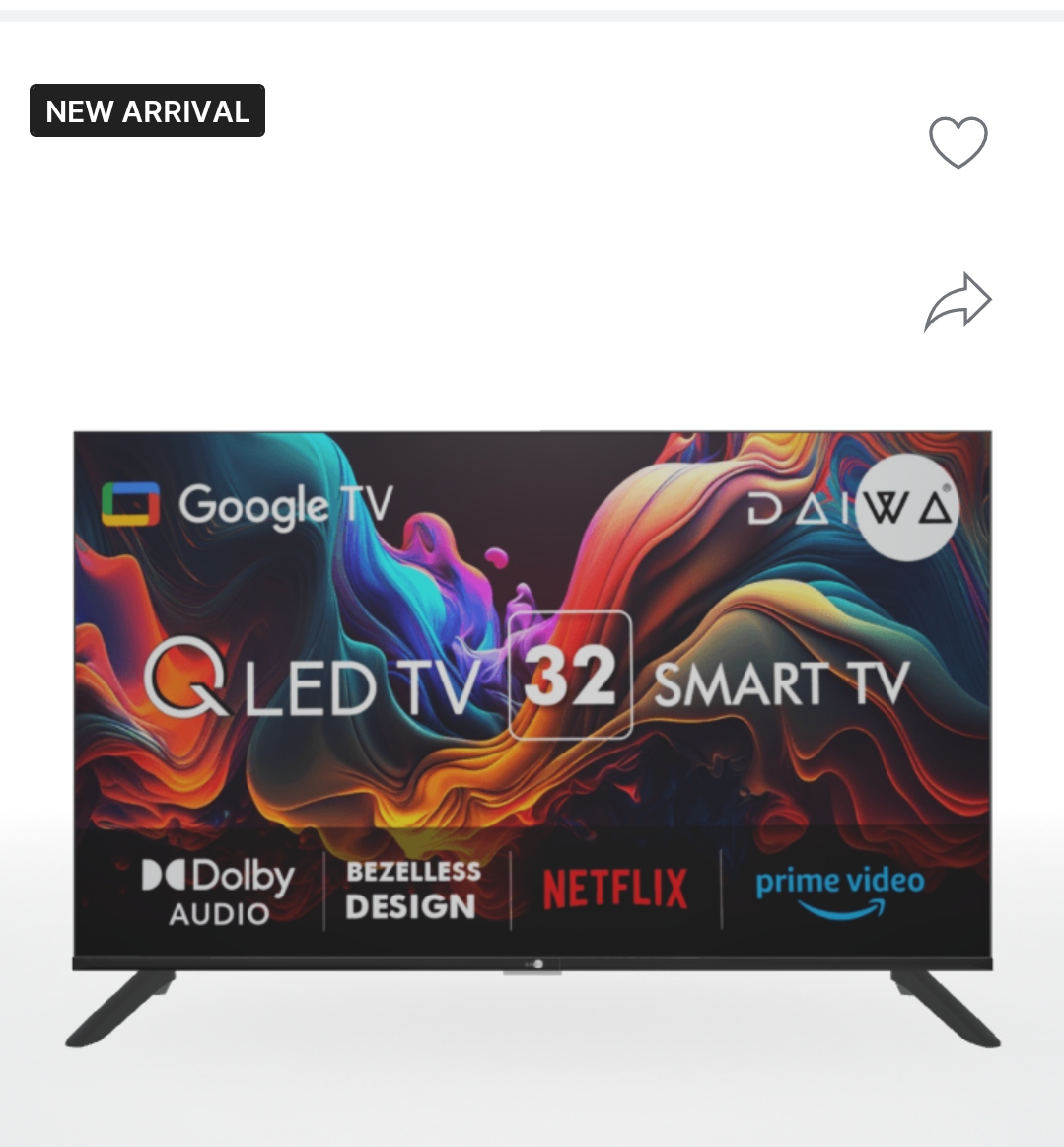 Daiwa 32 inch QLED HD Ready Smart Google TV