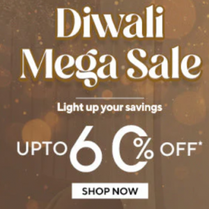 Diwali Mega Sale Upto 60% Off