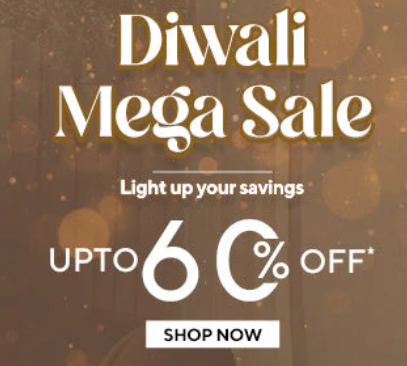 Diwali Mega Sale Upto 60% Off