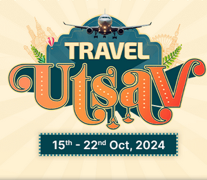 EaseMyTrip Travel Utsav (15 to 22 Oct )  - Upto 65% off + Upto 25% off with  Bank Cards