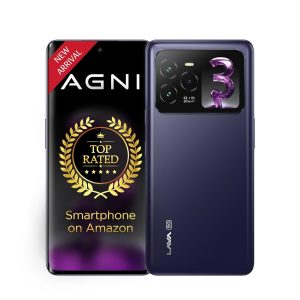 Lava Agni 3 5G (Heather Glass, 8GB+128GB) | Dual AMOLED | Dimensity 7300X