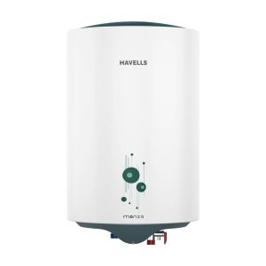 Lowest: Havells Monza 10 Litre Storage Wall Mount | Water Heater | Feroglas Coated Tank, Heavy Duty Heating Element | Warranty: 5 Year on Tank, Protective Anode Road, 8 Bar Working Pressure | (White)