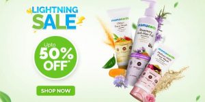 MamaEarth:Lightening Sale Upto 50% Off