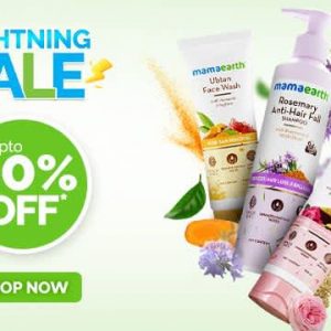 MamaEarth:Lightening Sale Upto 50% Off