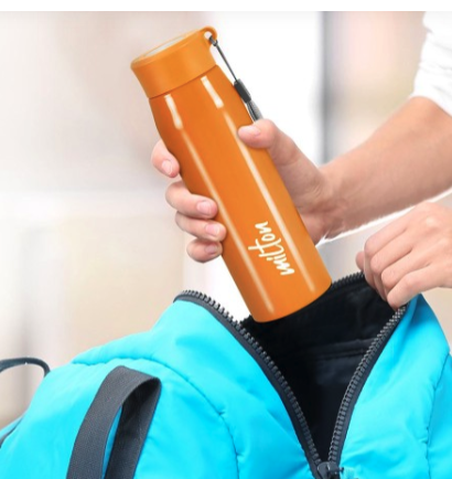 Milton Orange Handy 650 Single Walled Stainless Steel Water Bottle