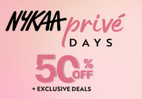 Nykaa Prive Days: 50% Off + Exclusive Deals