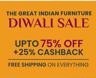 Pepperfry Diwali Sale 2024 – Up to 75% Off + 25% Assured Cashback