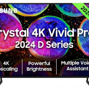 Price Drop - Samsung 108 cm (43 inches) D Series Crystal 4K Vivid Pro Ultra HD Smart LED TV UA43DUE77AKLXL (Black)