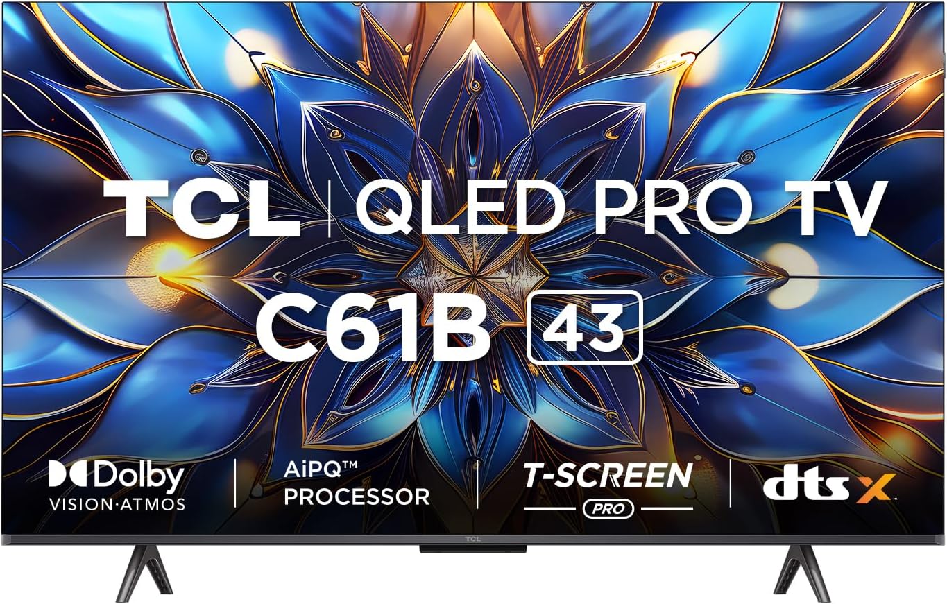 Price Drop - TCL 108 cm (43 inches) 4K Ultra HD Smart QLED Google TV