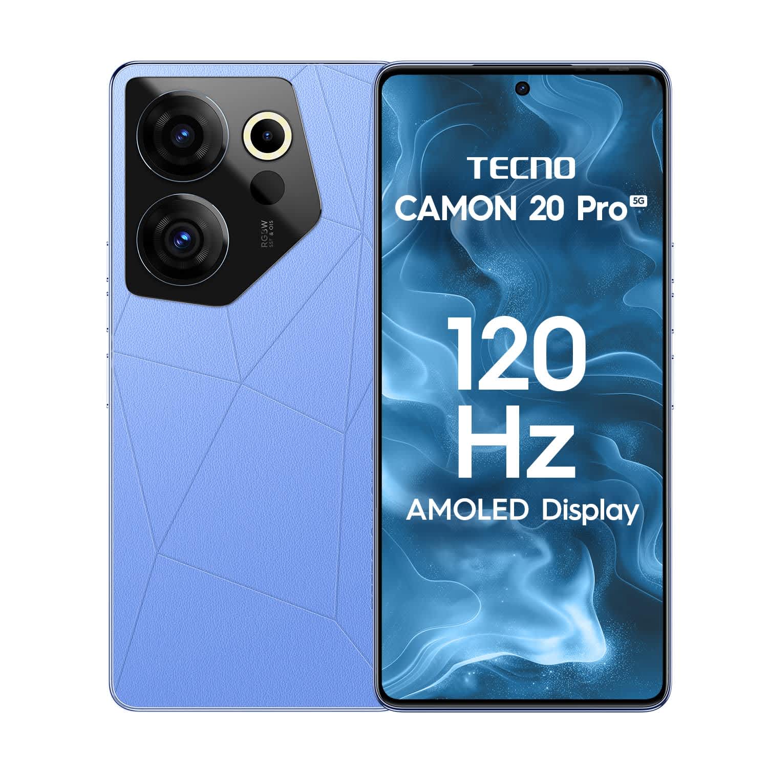 TECNO Camon 20s Pro 5G (Serenity Blue, 8GB RAM,128GB Storage)