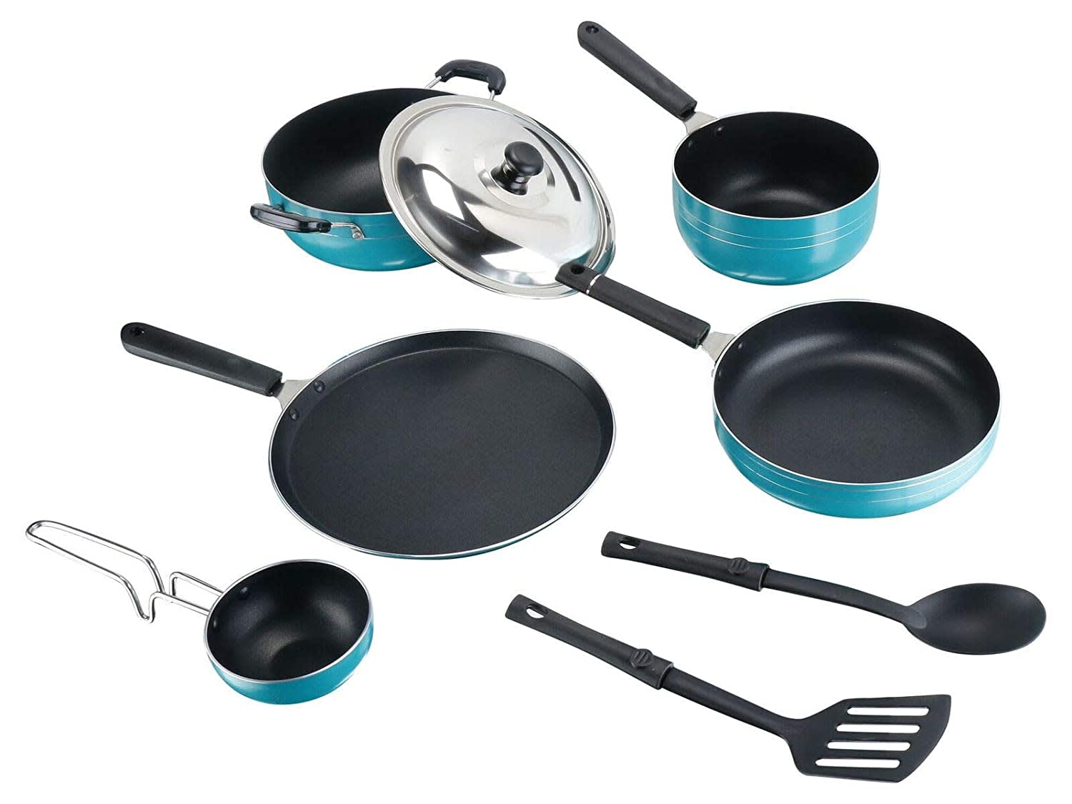 Tosaa Popular Nonstick Cookware 8 Pcs Gift Set