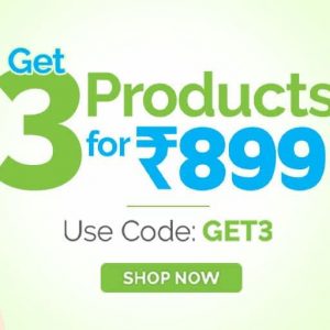 Wow Wednesday-Buy 3 Products for Rs.899