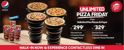 Pizza Hut Unlimited Offer - Unlimited Pizza Friday